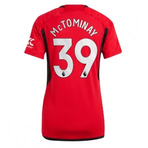 Manchester United Scott McTominay #39 Domaci Dres za Ženska 2023-24 Kratak Rukavima